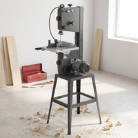 Scie à ruban professionnelle pour le travail du bois BS1005, hauteur de coupe de 152 mm, table inclinable réglable