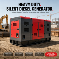 Groupe électrogène diesel Thaïlande, groupe électrogène de secours avec 8 heures d'autonomie pour usage résidentiel, sortie 380V