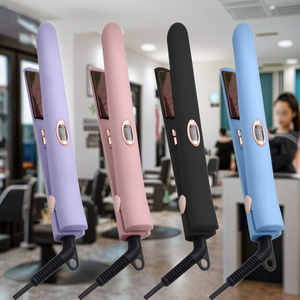 <span class=keywords><strong>Plancha</strong></span> de vapor para terapia de queratina infrarroja con tecnología de tratamiento de reparación de daños en el cabello para Mujeres y Hombres estilo profesional - Product Image 1