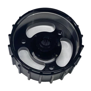 Servicio de Torneado y Fresado CNC de Precisión Personalizado, Piezas de Mecanizado CNC de 5 Ejes para Adaptador de Rueda de Aleación de Aluminio Negro - Product Image 4