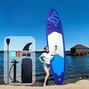 2025 Offre Spéciale Surf SUP Gonflable Stand up <span class=keywords><strong>Paddle</strong></span> Board PVC Planche de surf avec pagaie à une tête pour la pêche au surf océanique - Product Image 1