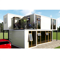 Maison conteneur créative sur mesure pour usage commercial et résidentiel, idéale comme salle d'activités panoramique pour hôtels et parcs