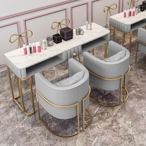 Ensemble table et chaise de manucure de style nouveau, table à ongles multifonctionnelle, mobilier de salon de beauté pour manucure - Product Image 4