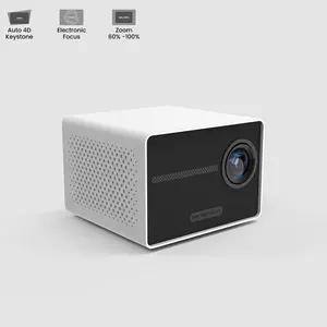 Mini Lens Powerbank Beamer Hd Home Projector Systeem Bioscoop 4K Televisie Pico Wifi Versie Projector Leverancier