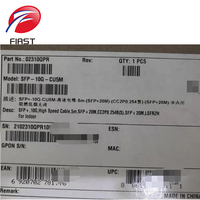 SFP-10G-CU5M 02310QPR 10G SFP+ ke SFP+ 5m Kabel Tembaga Pasif Direct Attach DAC Twinax Kecepatan Tinggi untuk Switch Server Hub