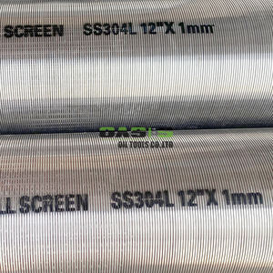 سلك إسفين من نوع Johnson 5 "، 7" ، 9-8.5 "، سلك إسفين من الفولاذ المقاوم للصدأ على شكل حرف V ، خيط بئر ماء زيتي ينتهي بسعر المصنع - Product Image 6