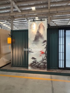 Camionnette alimentaire portable avec design mural de style chinois pour la vente de rue et le service de thé - Product Image 5