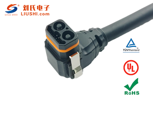 Yüksek hassasiyetli <span class=keywords><strong>2</strong></span> + 1 + 10-120A elektrikli motosiklet altın kaplama konnektör PVC şarj Ebike ve bisiklet kablo demeti - Product Image 3