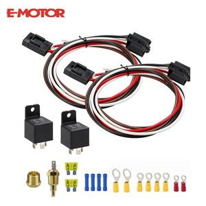 <span class=keywords><strong>Kit</strong></span> de relais de ventilateur <span class=keywords><strong>électrique</strong></span> double <span class=keywords><strong>radiateur</strong></span> <span class=keywords><strong>Kit</strong></span> de <span class=keywords><strong>thermostat</strong></span> de ventilateur <span class=keywords><strong>électrique</strong></span> Capteur de température 185 On 175 Off, Automotive 40 AMP Coo - Product Image 1