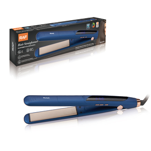 Lisseur de cheveux RAF 50W professionnel en céramique PTC à chauffage rapide pour cheveux secs et humides, cordon rotatif à 360 degrés - Product Image 2