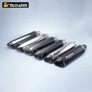 Nouveau système <span class=keywords><strong>d</strong></span>'échappement universel en acier inoxydable NLKHANM pour moto, silencieux long modifié AK avec DB <span class=keywords><strong>Killer</strong></span> pour Ninja250, Ninja400, MT07 - Product Image 3