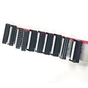 2.54mm Pitch IDC nối 100cm 15cm chiều dài màu xám phẳng Cáp 14pin 20pin lắp ráp 1.27mm <span class=keywords><strong>Ribbon</strong></span> linh hoạt dây nịt Cáp - Product Image 4