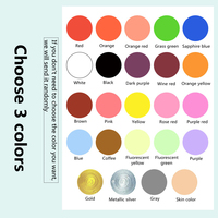 Osbang Verser Peinture Fluide Art Set 23 Cm Ours avec 3 Couleurs Kit Résine Nouvelle Arrivée Produit Acrylique Toile 1set 60ml Peinture CN;GUA