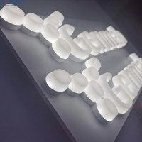 Enseignes lumineuses LED personnalisées en acrylique 3D, étanches, pour devanture de magasin, signalétique publicitaire décorative