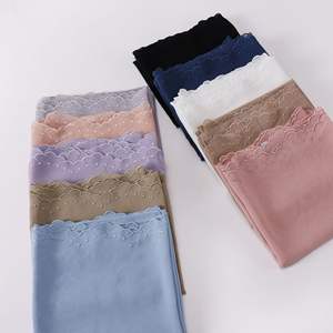 ผ้าพันคอฮิญาบผ้าชีฟองปักแฟชั่นฮิญาบพร้อมผ้า niqab - Product Image 2