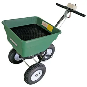 Heavy Weight Fully Charged Battery Electric Steel Fertilizer Spreader