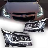 Nouvelles lentilles de projecteur pour accessoires automobiles avec température de couleur de 6000K, phare avant pour Chevrolet Cruze 2009-2014, phares LED