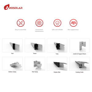Structure de <span class=keywords><strong>carport</strong></span> <span class=keywords><strong>solaire</strong></span> en <span class=keywords><strong>aluminium</strong></span> avec système de montage au sol pour <span class=keywords><strong>carport</strong></span> - Product Image 3