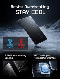 LISEN 5000mAh Mini Power Bank avec chargeur portable intégré de type C, nouveau design 2026, ultra fin, petite batterie externe pour les voyages - Product Image 6