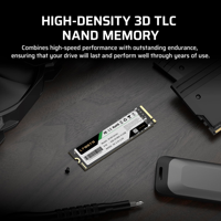 M.2 2280 NVMe SSD 1TB 2TB, kapasitas tinggi PCIe 3.0x4 3500MB/dtk, baca untuk Gaming & pembuatan konten