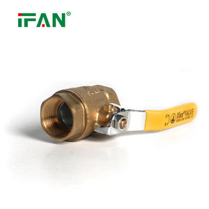 Katup Gas <span class=keywords><strong>LPG</strong></span> IFAN 1/2'' - 1'' Full Bore, Katup Bola Kuningan Ulir Jantan, Katup Gas Kuningan Dengan Sertifikat CE - Product Image 2