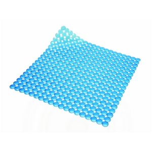 Tapis de douche antidérapant en cristal rond 52x52cm, matériau diatomé pour la salle de bain, décoration de la maison - Product Image 1