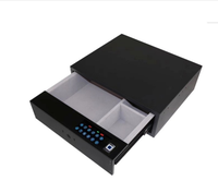 Organisateur d'accessoires de garde-robe Nisko en gros, boîte de rangement métallique avec serrure à empreinte digitale pour bijoux