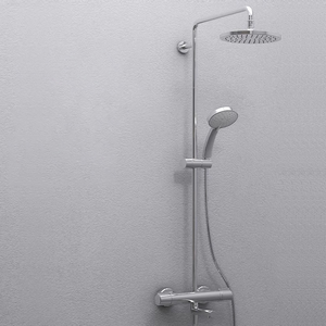 Shower <b>Set</b> 30021T Top <b>Spray</b> Wall-Mounted Bathroom Toilet Boosting Soft Pattern Showerhead - Product Image 1