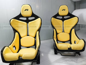 Siège de voiture de luxe en fibre de carbone véritable OEM avec revêtement Alcantara pour McLaren pour Lamborghini Sièges de voiture de course - Product Image 5