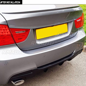 Diffuseur E92, Spoiler de pare-chocs arrière noir brillant pour BMW Série 3 E9X E90 E91 E92 E93 M Sport 316i 318i 320i 323i - Product Image 3