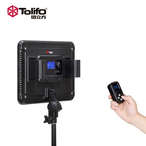 Tolifo 30 wát LED Studio nhiếp ảnh Ánh sáng 180 độ xoay hình ảnh video Bảng điều chỉnh ánh sáng với điều khiển từ xa - Product Image 5
