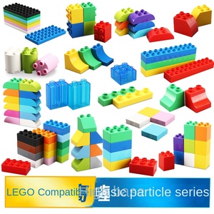 Engrenage mécanique en plastique <span class=keywords><strong>à</strong></span> grosses particules 9656, 45002, ingénierie variable, 9076, jeu de construction de pipeline, animaux, thème de la nature - Product Image 2