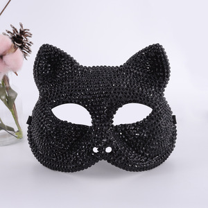 <span class=keywords><strong>Masque</strong></span> de <span class=keywords><strong>Clown</strong></span> en Plastique avec Strass pour <span class=keywords><strong>Halloween</strong></span>, <span class=keywords><strong>Masque</strong></span> de Soirée Scintillant, <span class=keywords><strong>Masque</strong></span> Complet Tendance, Vente en Gros - Product Image 4