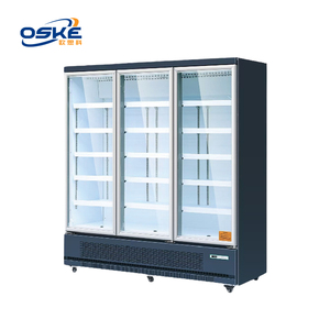 Tủ lạnh dọc tủ giữ tươi Tủ đôi cửa lạnh uống siêu thị tủ đông bia thương mại - Product Image 6