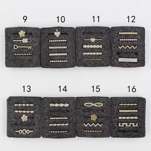 สายรัดข้อมือตกแต่งแหวนโลหะประดับเพชรหรูหราตกแต่งนาฬิกาสมาร์ทที่มีเสน่ห์สำหรับ Apple Series 7 6 5 4 3 - Product Image 4