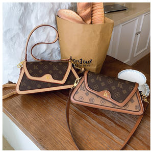 Bolso Bandolera Retro Vintage 2025 con Estampado para Mujer, Material PU de Alta Calidad, Versátil para Uso Diario - Product Image 1