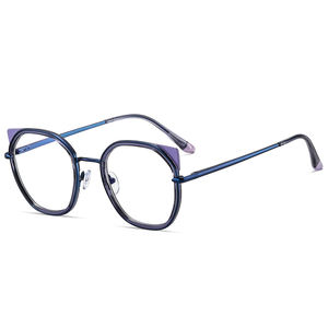 Gafas de Alta Calidad MS 95971, Gafas de Computadora con Diseño de Ojos de Búho, Logotipo Personalizado, Protección contra Luz Azul, Montura Redonda, Gafas de Lectura - Product Image 5