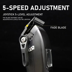 เครื่องตัดผมมืออาชีพสำหรับผู้ชาย รุ่นใหม่ 9500RPM พร้อมใบมีด DLC และแท่นชาร์จ  หน้าจอ LCD - Product Image 6