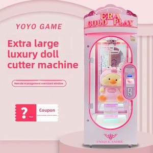 The Most Popular <b>Arcade</b> Coin-operated New Scissor-thread Super-large Doll Children's Entertainment Game Console - Product Image 3
