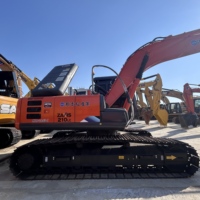 Excavatrice hydraulique d'occasion Hitachi 210LC en bon état pour la construction routière et les projets miniers