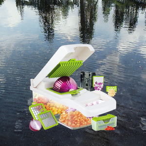 Kit d'Ustensiles de Cuisine Multifonction en Plastique ABS : Râpe, Trancheuse et Hachoir pour Fruits et Légumes - Product Image 2