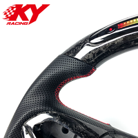 Volant sport LED en cuir et fibre de carbone forgée sur mesure pour Holden VF Commodore VF Chevrolet SS Chevrolet Camaro