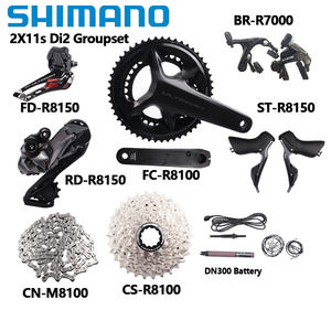 Shimano <span class=keywords><strong>ULTEGRA</strong></span> Di2 2x12s R8150 Set R7000 Étrier de frein 12 vitesses R8100 <span class=keywords><strong>Pédalier</strong></span> Cassette R8150 Dérailleur pour vélo de route - Product Image 2
