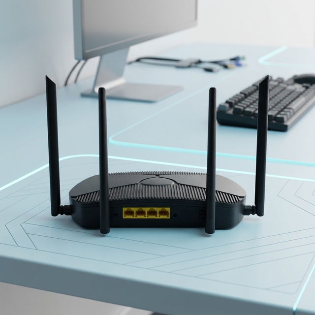 WiFi 6 Mesh Router Dual Band 2.4G 600Mbps 5.8G 2400Mbps 1 WAN 3 LAN Ports 4 External Antennas Dual SIM Gigabit Ethernet MU-MIMO