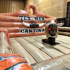 Toro Mecánico Comercial para Adultos, Máquina <span class=keywords><strong>de</strong></span> Juego Inflable Roja para Exteriores, Toro Mecánico Infantil - Product Image 5