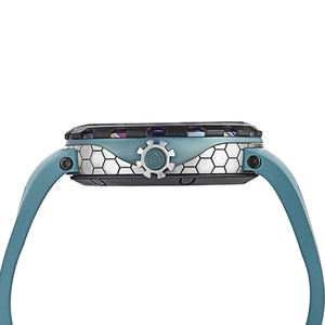 Factory Custom Rubber Strap <strong>Unique</strong> Damascus Titanium Dial Automatic Diver Buckle Mechanical <strong>Watch</strong> for Men - Product Image 5