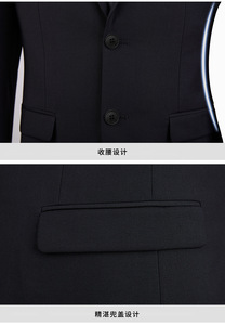 Completo <span class=keywords><strong>da</strong></span> Uomo Tre Pezzi, Abito Formale Slim Fit Professionale, Versione Coreana per Sposo e Testimone, Abito <span class=keywords><strong>da</strong></span> <span class=keywords><strong>Cerimonia</strong></span> - Product Image 6