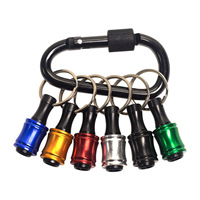 6 pièces 1/4 pouces porte-embout porte-clés tournevis hexagonal porte-embouts barre d'extension changement rapide porte-embout pour la plupart des électriques
