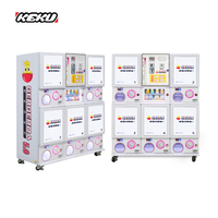 Distributeur automatique de capsules métalliques commercial à monnayeur, cadeau personnalisé avec garantie d'un an et support en anglais