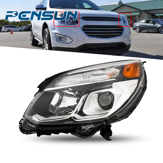High Quality Car Accessories Headlight Assembly Headlight 2016-2017 for Chevy for Equinox Halogen Headlamp Assembly Left